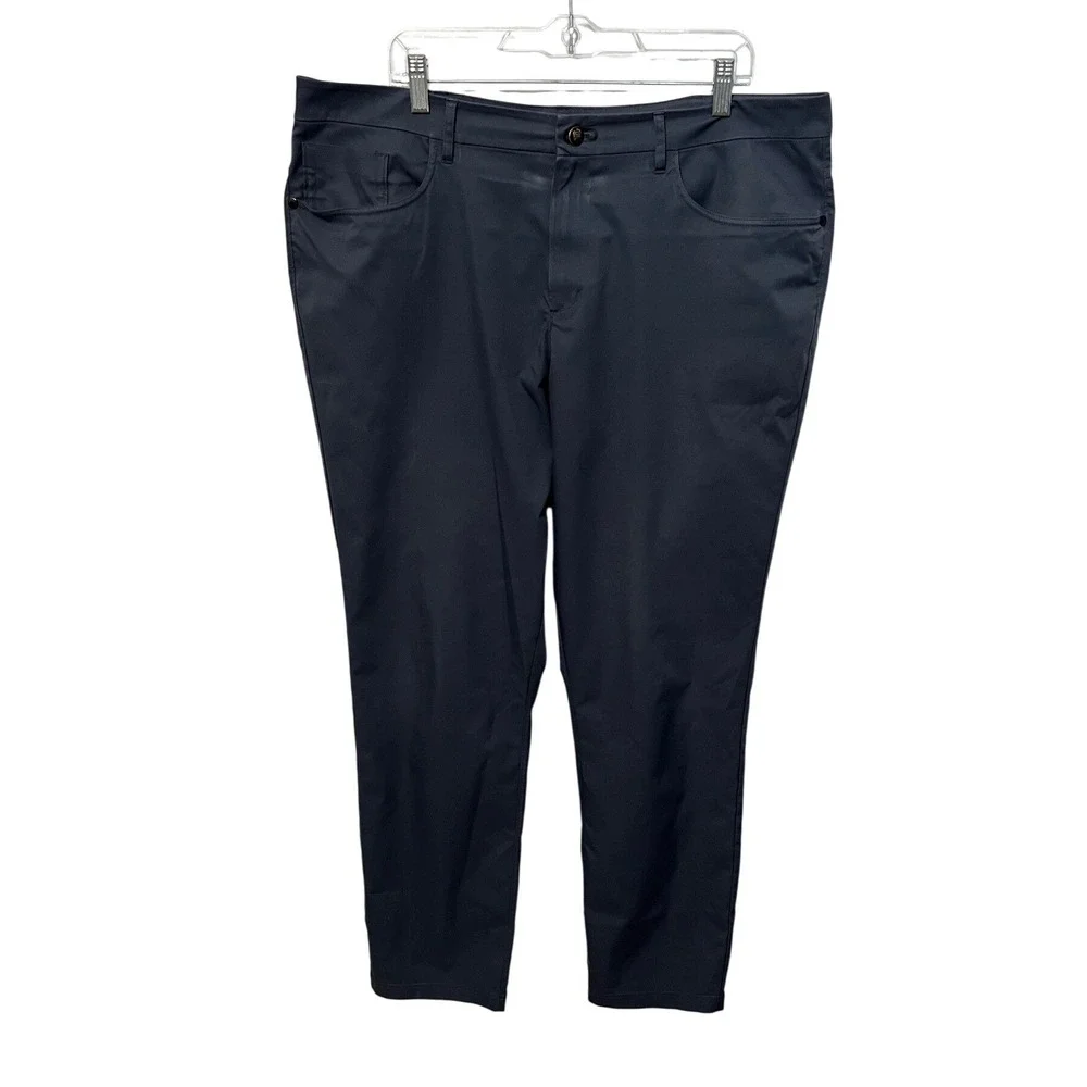 Public Rec Work to Play Pants Mens 40/34 Dark Grey Technical‎ 5-Pocket Trousers